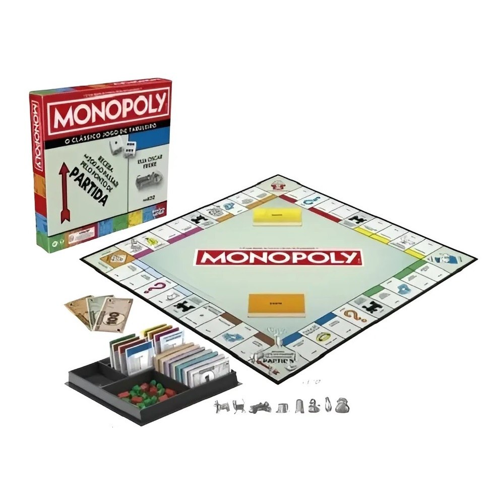 Monopoly Clássico Hasbro: Domine o Jogo de Negócios Mais Adorado