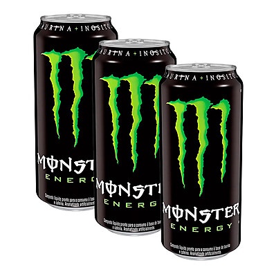 Monster Energy Kit 3 Unidades 473ml: A Energia Que Você Precisa!