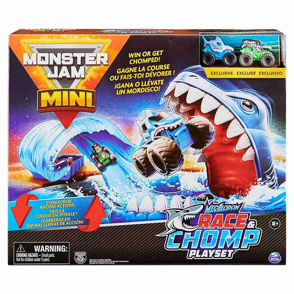 Monster Jam: Playset de Corrida Radical com 2 Carrinhos