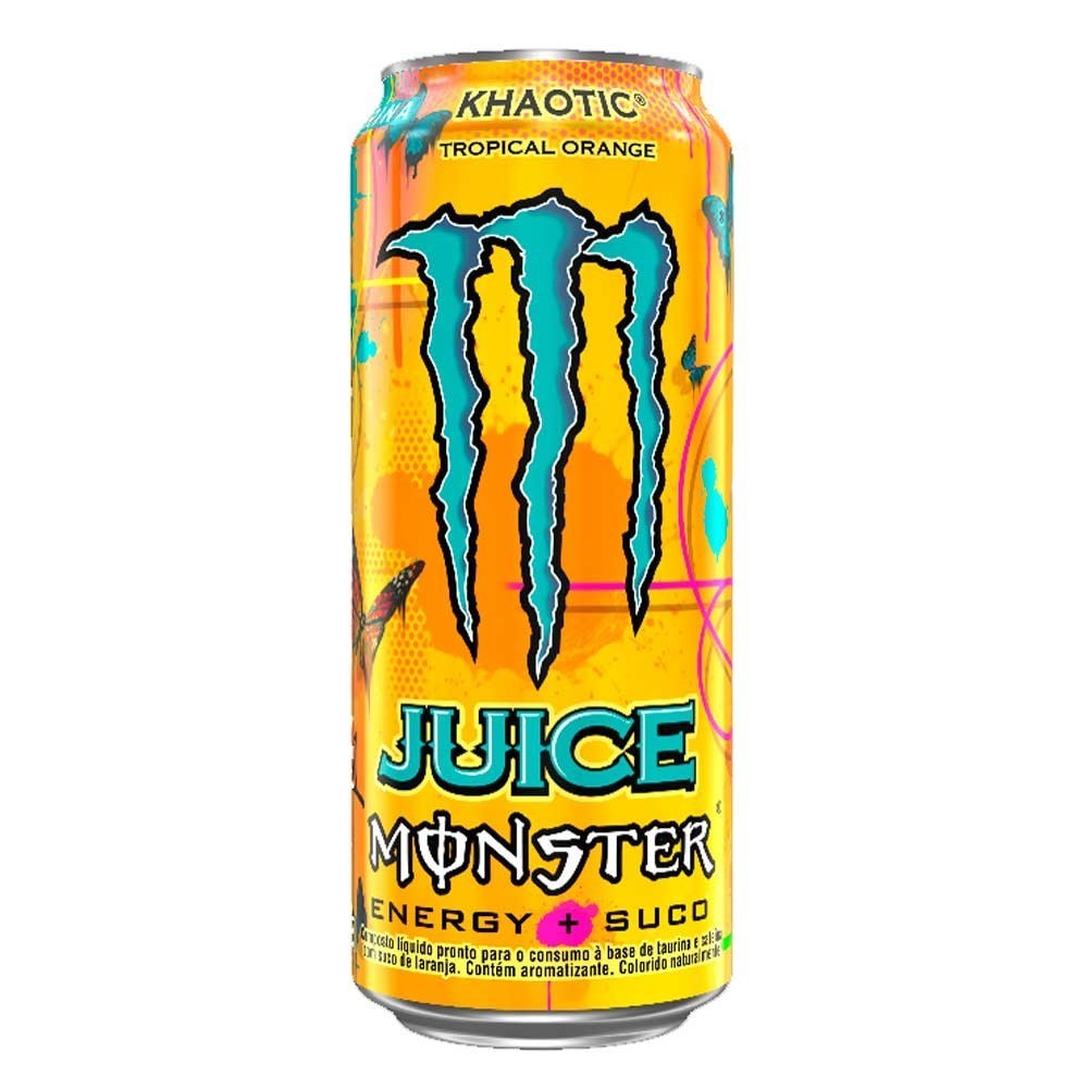 Monster Khaotic Juice: Energia Tropical em 473ml