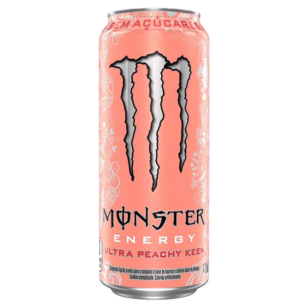 Monster Peachy Keen: Energia Zero Açúcar!