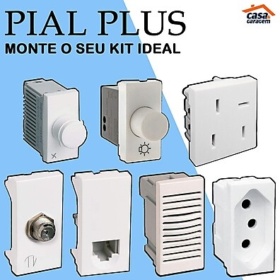 Monte seu Kit Ideal de Módulos Pial Plus: Complete sua instalação elétrica com estilo e segurança