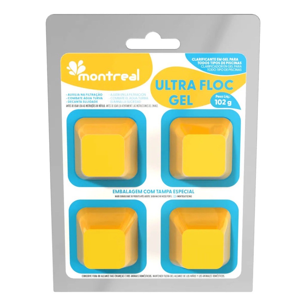 Montreal Ultra Floc Gel: Piscina Cristalina Rápida!