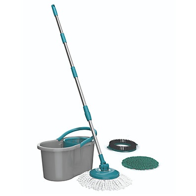 Mop Giratório 3 em 1 Flashlimp: Limpeza Rápida!