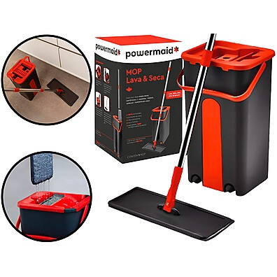 Mop Giratório com Cabo Extensível – Limpeza Fácil e Rápida