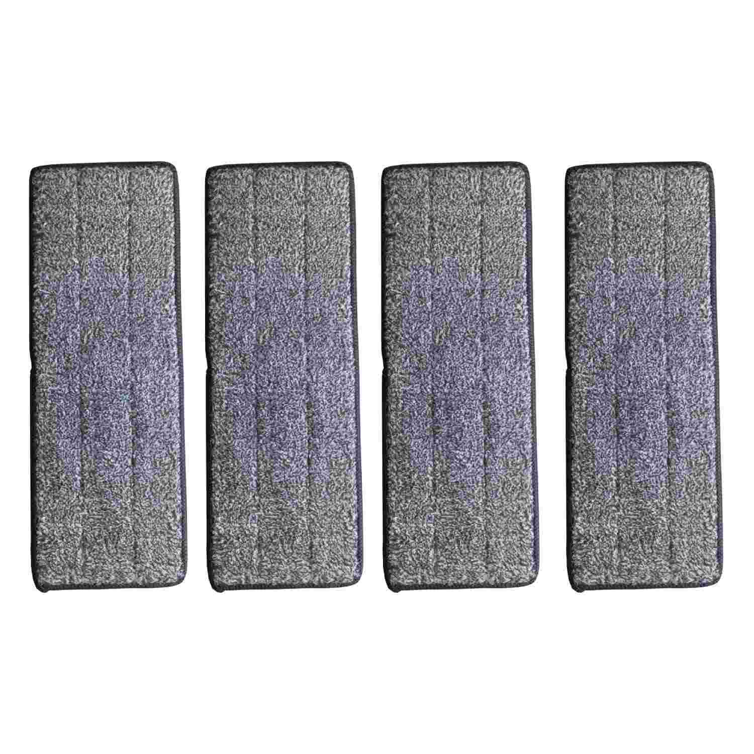 Refil de Microfibra 123 Útil para Flat Mop - 4 Peças - Limpeza Profunda e Prática