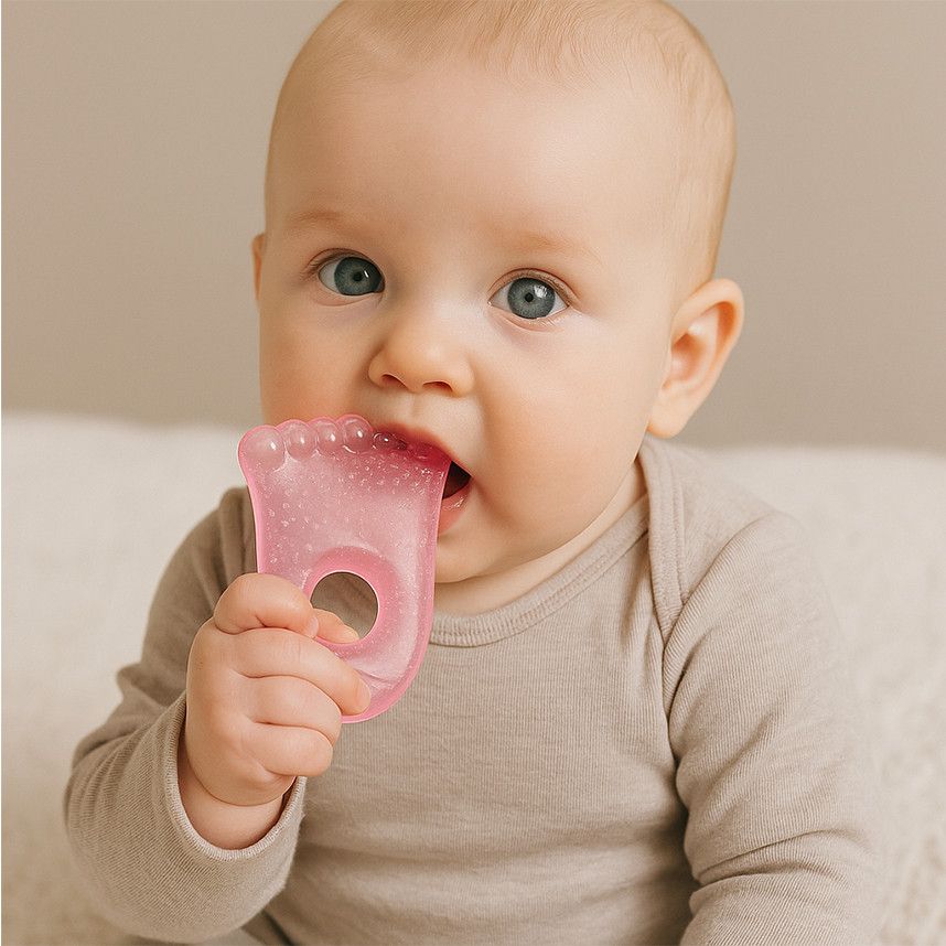 Mordedor Bebê Rosa Kitstar: Alívio para a Dentição!