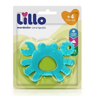 Mordedor Caranguejo Azul Lillo – Alívio Natural para a Gengiva do Bebê