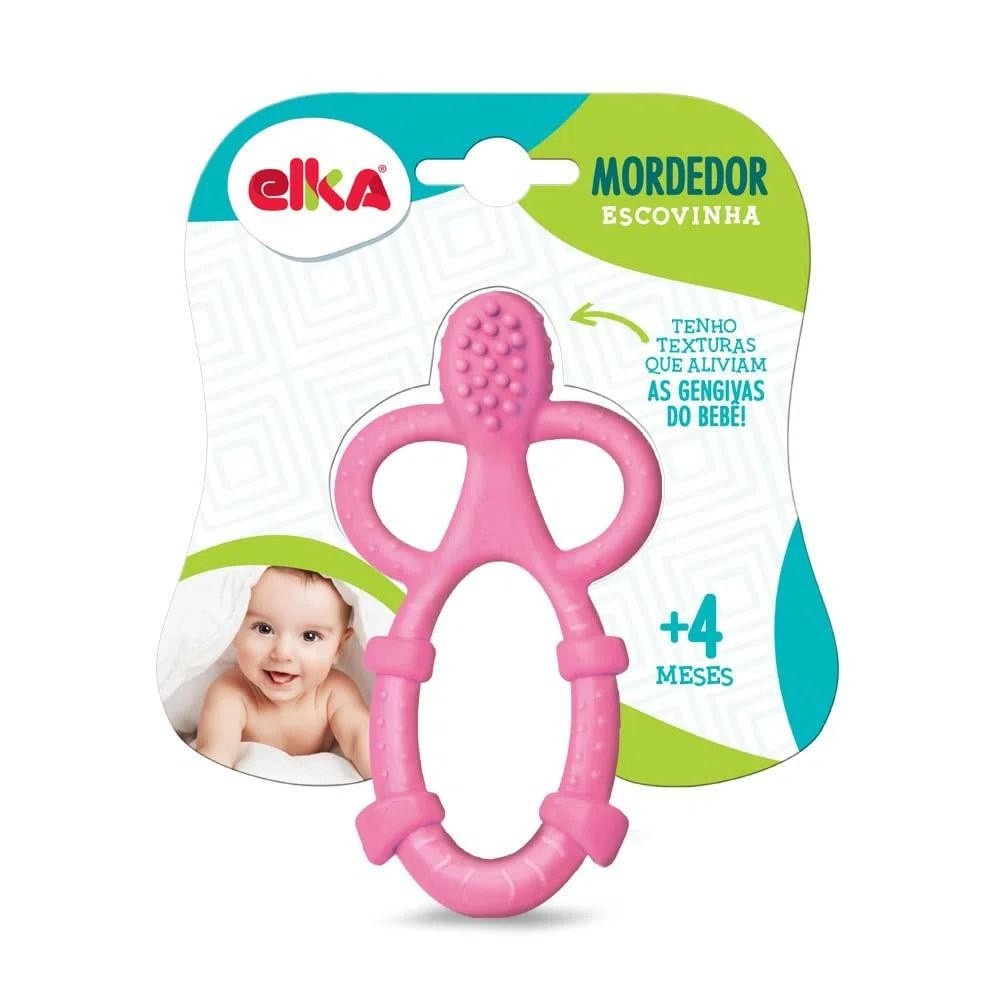 Mordedor Escovinha Rosa Elka: Alívio e Diversão!