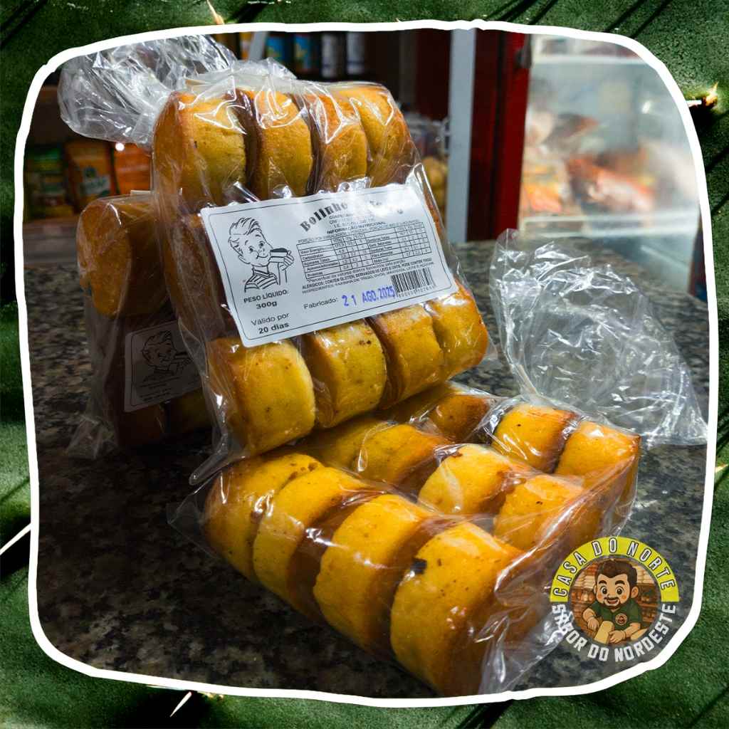 Bolinho Caseiro 300g Kit 2 Unidades: Sabor de Infância em Cada Mordida!