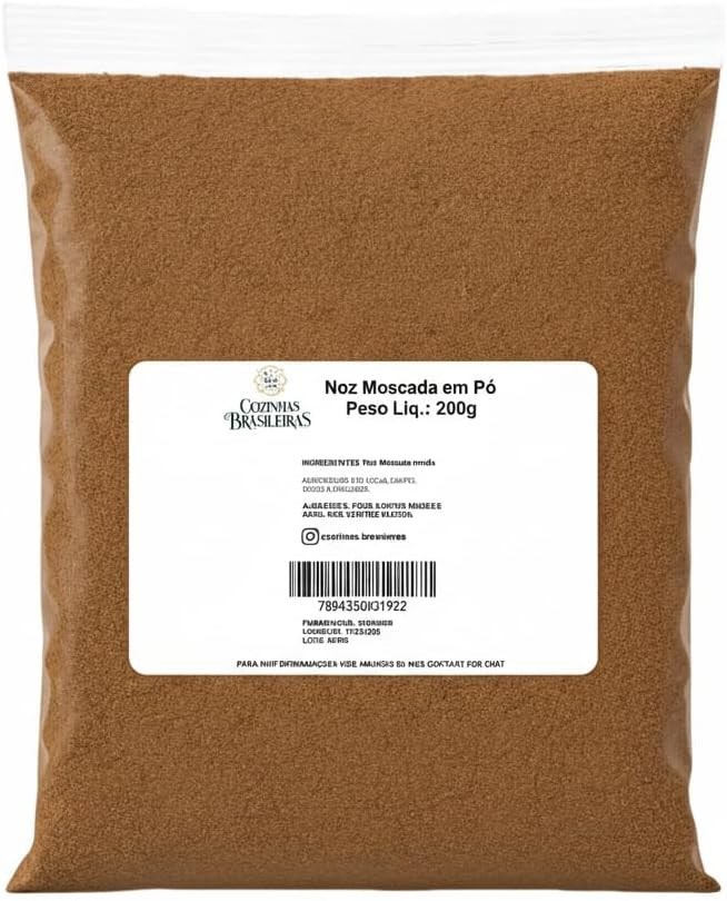 Noz Moscada em Pó 100g e 200g (200g)