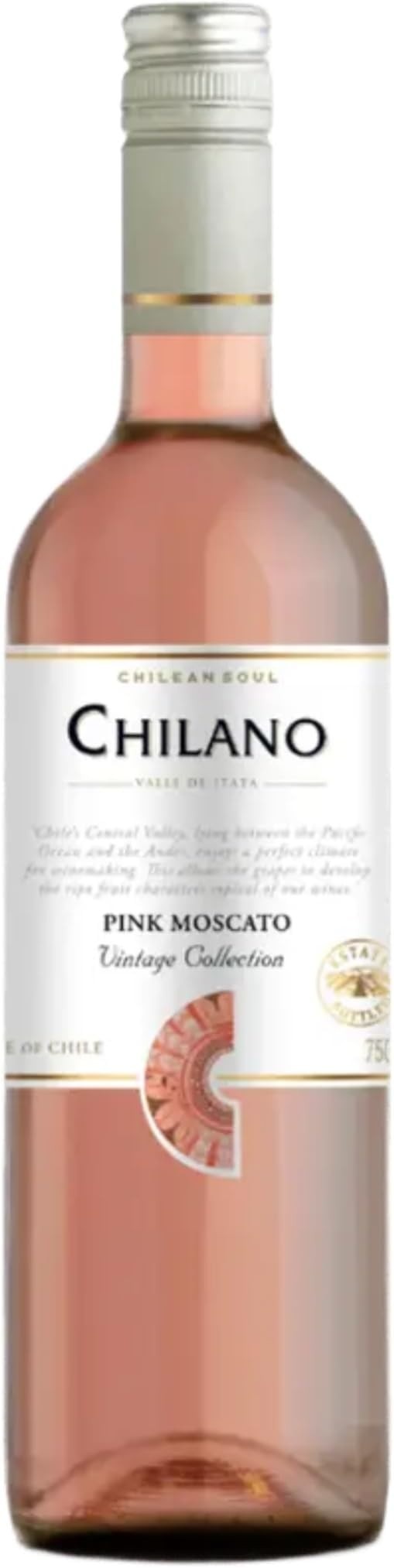 Chilano Vinho Chileno Rose Pink Moscato 750Ml