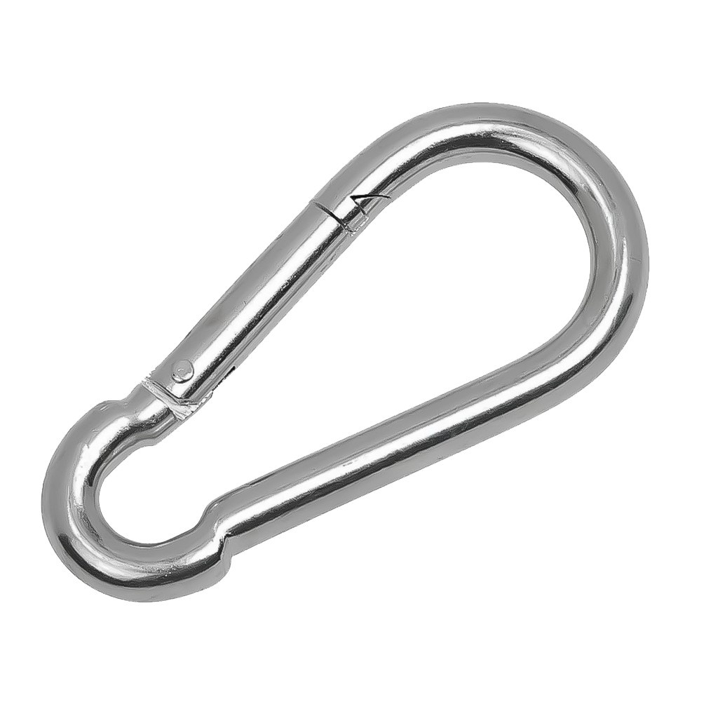 Mosquetão 4x40mm Galvanizado: Fixação Segura!