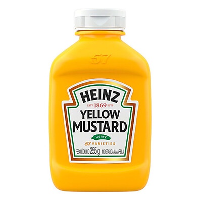 Mostarda Heinz Amarela 255g: Sabor Imbatível!