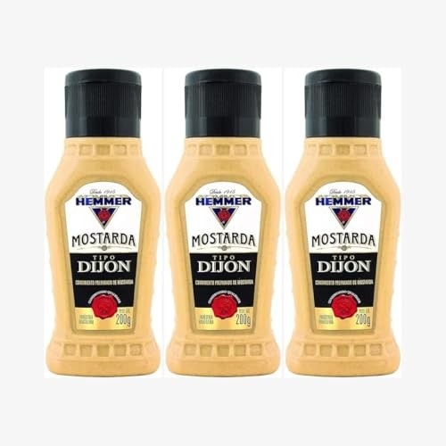 Mostarda Tipo Dijon 200g Hemmer Kit 03 Unidades