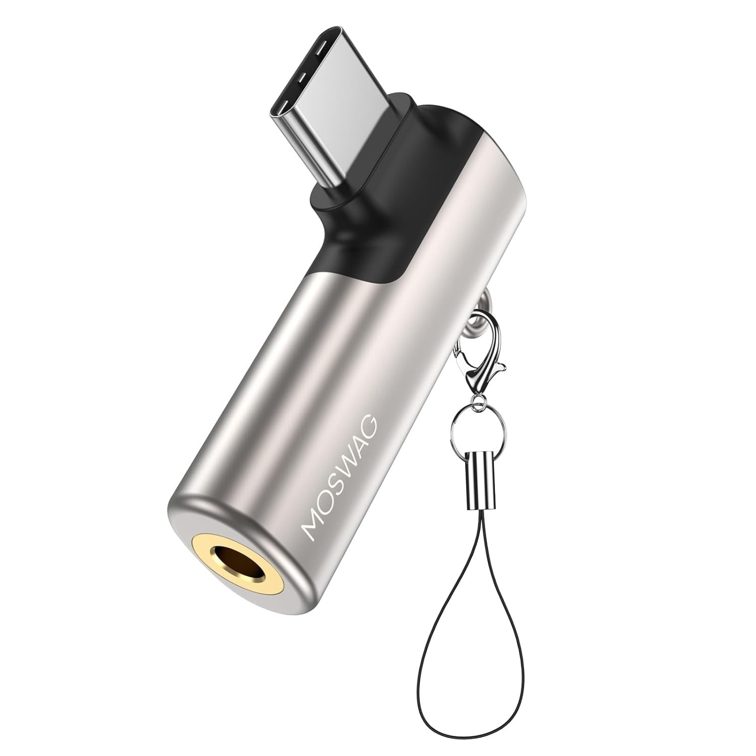 Adaptador MOSWAG USB-C para P2 3.5mm: Som de Alta Qualidade e Durabilidade para seu Samsung Galaxy S23/S22/S21 e Mais!