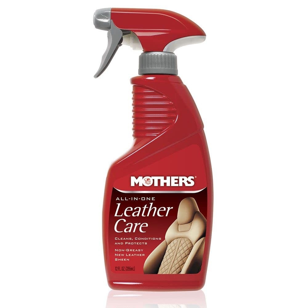 Mothers Leather Cleaner: Limpador Profissional para Couro (355ml)