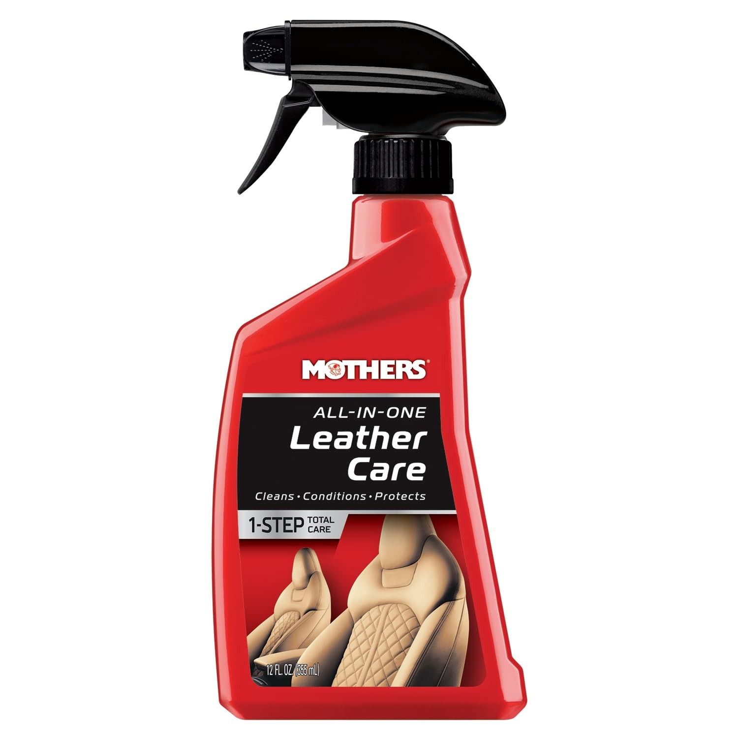 Mothers 06512 All-in-One: Limpeza, Condicionamento e Proteção Completa para Couro (355ml)