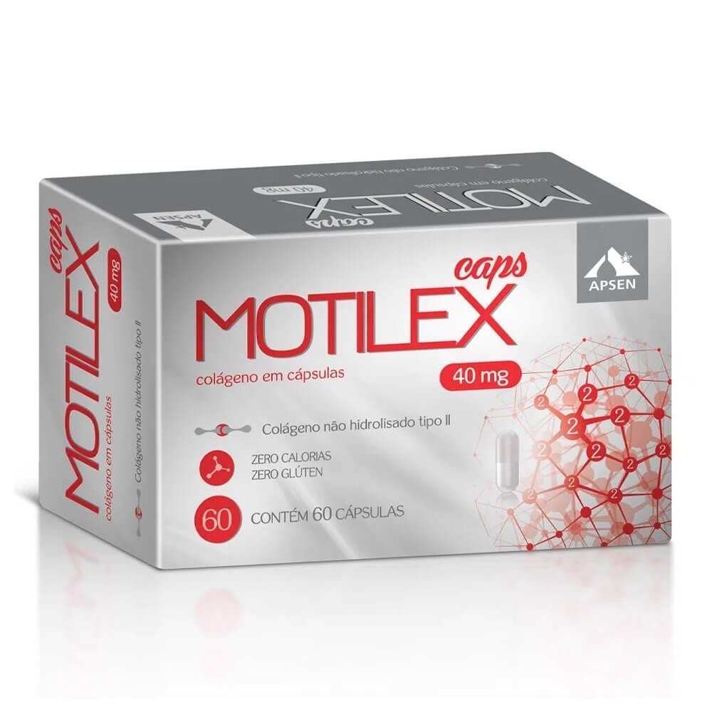 MOTILEX: Colágeno 40mg para Articulações e Pele