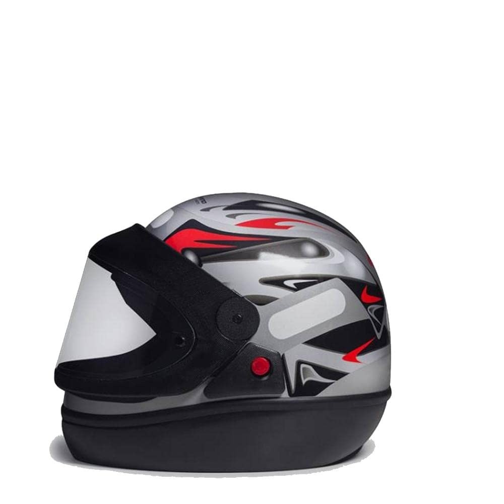 Capacete Moto San Marino Prata Tamanho 56: Segurança e Estilo para Suas Aventuras