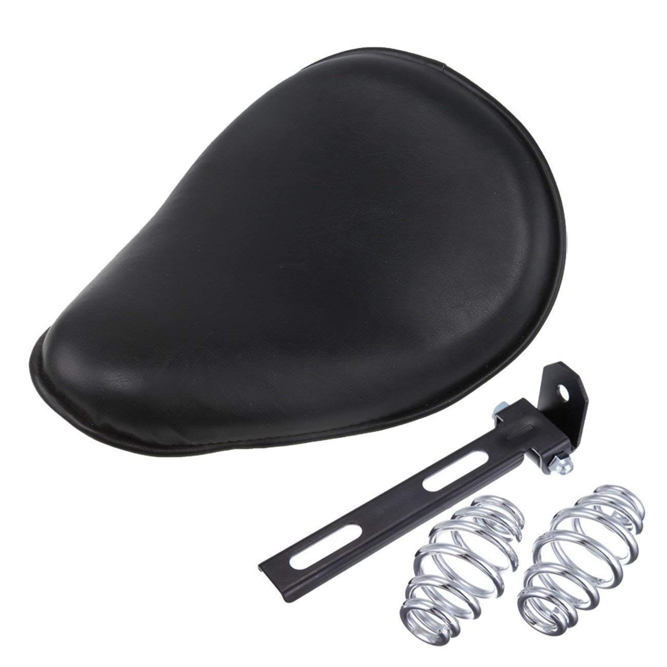 Assento Rígido de Couro Personalizado para Moto com Suporte de Mola - Estilo e Conforto