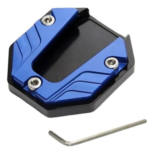 Pezinho de Moto Azul: Proteção e Estabilidade com Capa de Alumínio Resistente