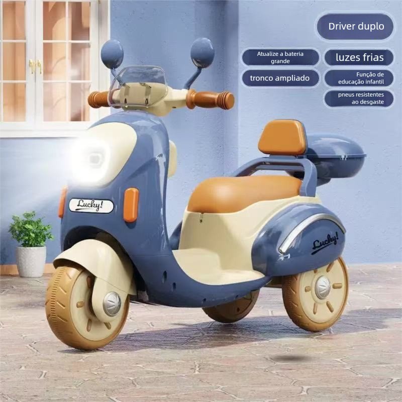 Moto Elétrica Infantil 1281: Aventura e Diversão Garantida!