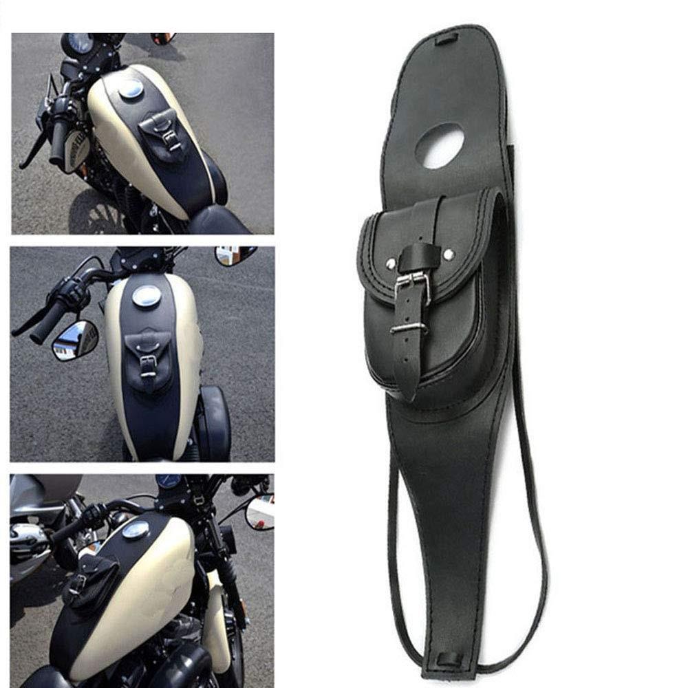 Bolsa de Couro Premium para Tanque de Moto Harley Sportster XL 883/1200 - Console Central Elegante e Funcional