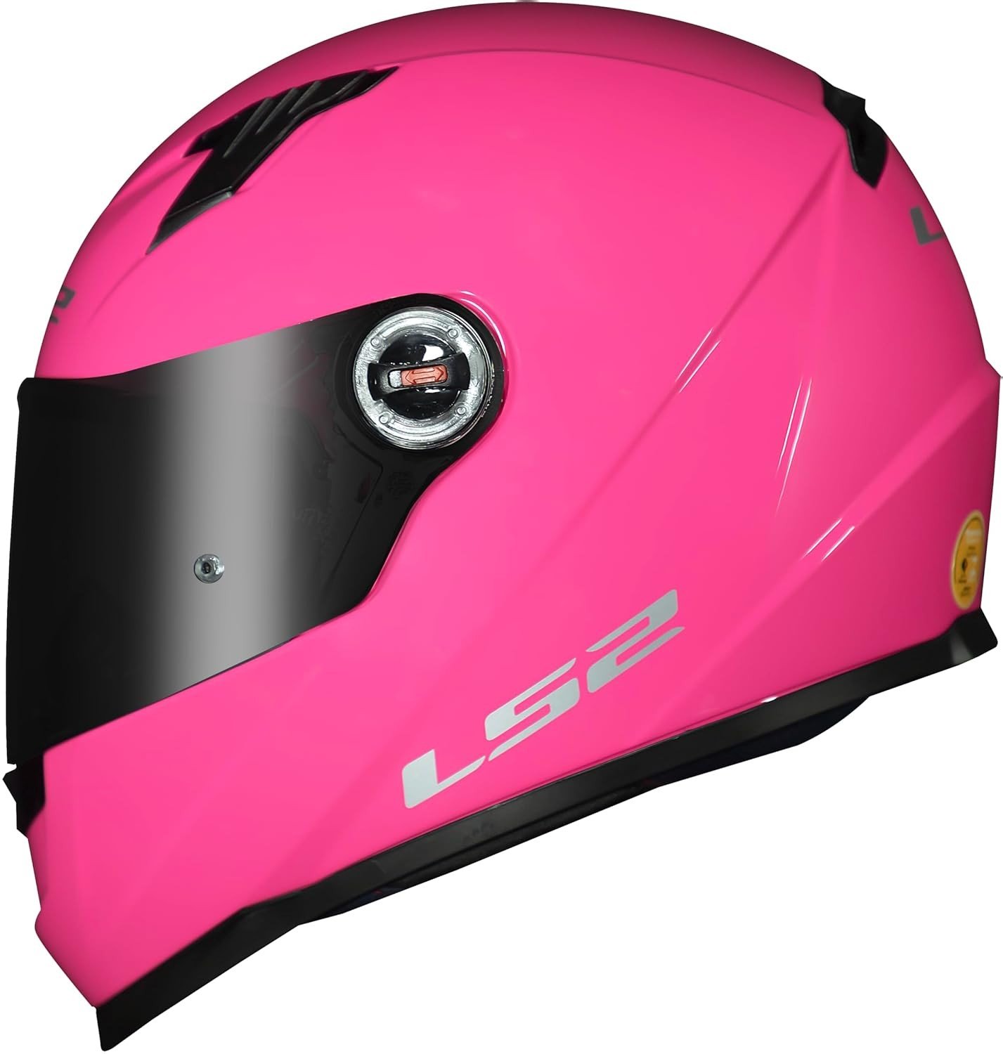 Capacete Feminino LS2 FF358 Rosa Brilho - Segurança e Estilo para Sua Moto
