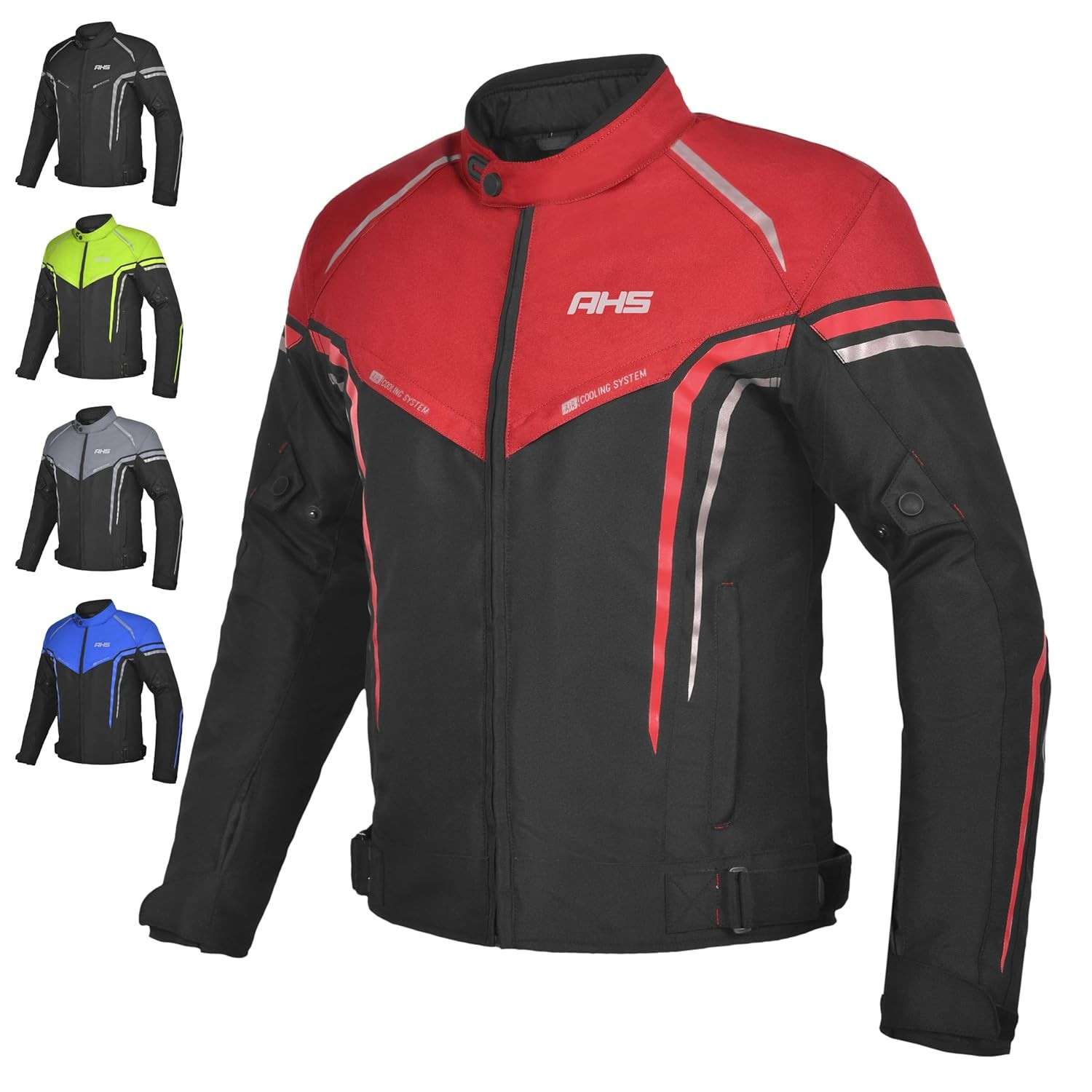 Jaqueta masculina AHS Zenith X7 para motocicleta, jaqueta de motocicleta, impermeável, proteção CE blindada para todas as estações