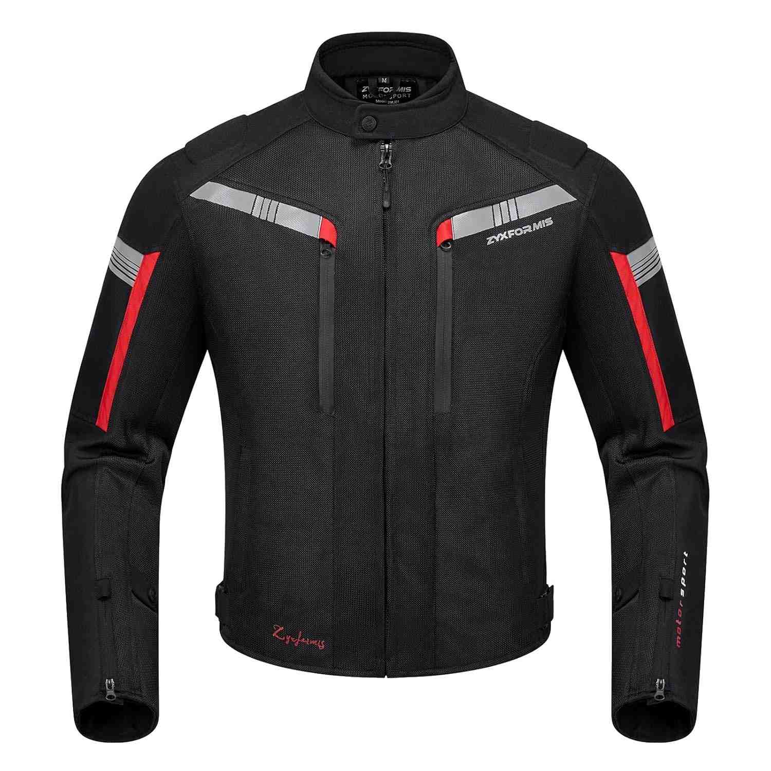 Jaqueta de motocicleta masculina, malha blindada CE para o verão, equipamento de proteção respirável para motociclismo