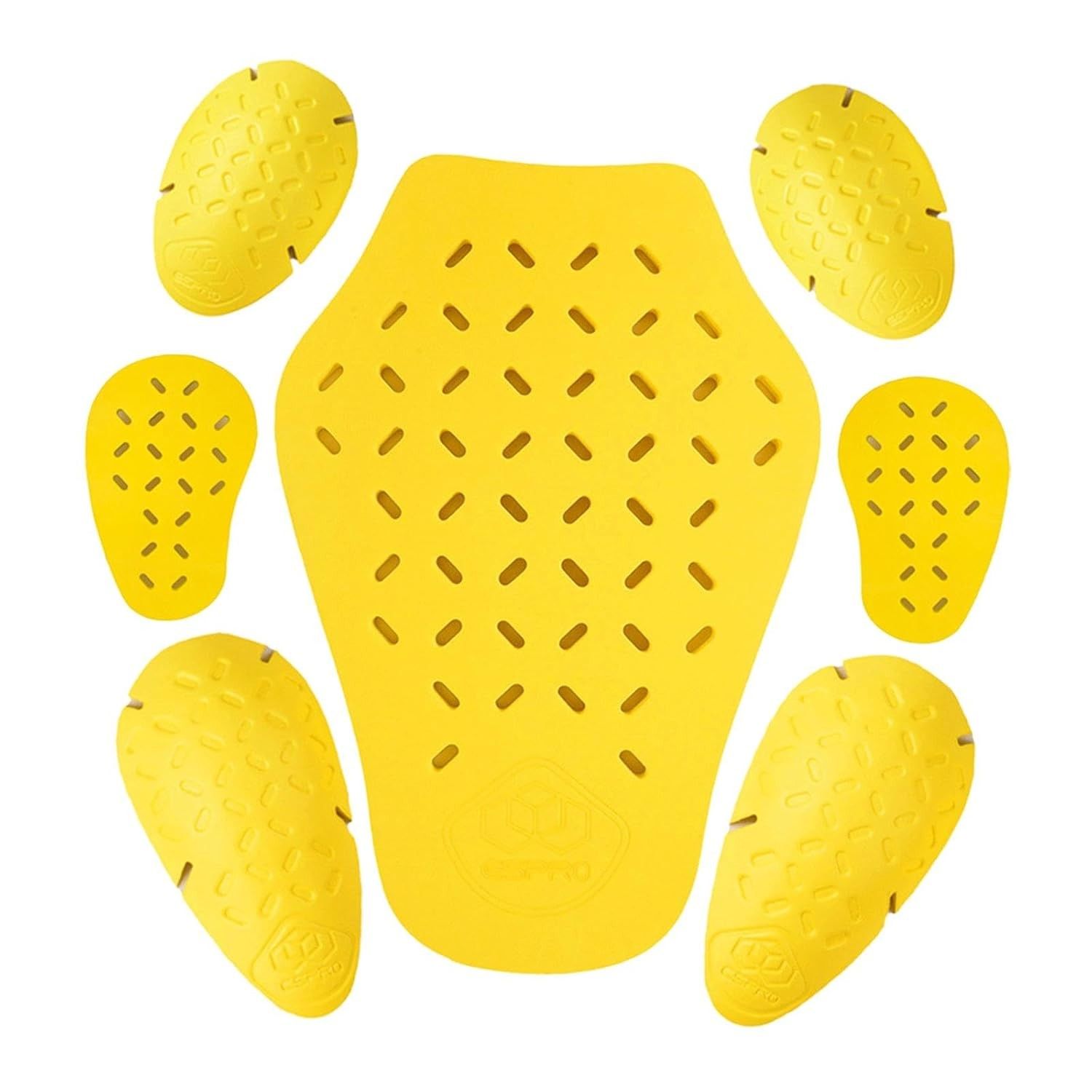 Conjunto 7 Peças Proteção Corporal para Motociclista - Segurança e Conforto Integrados