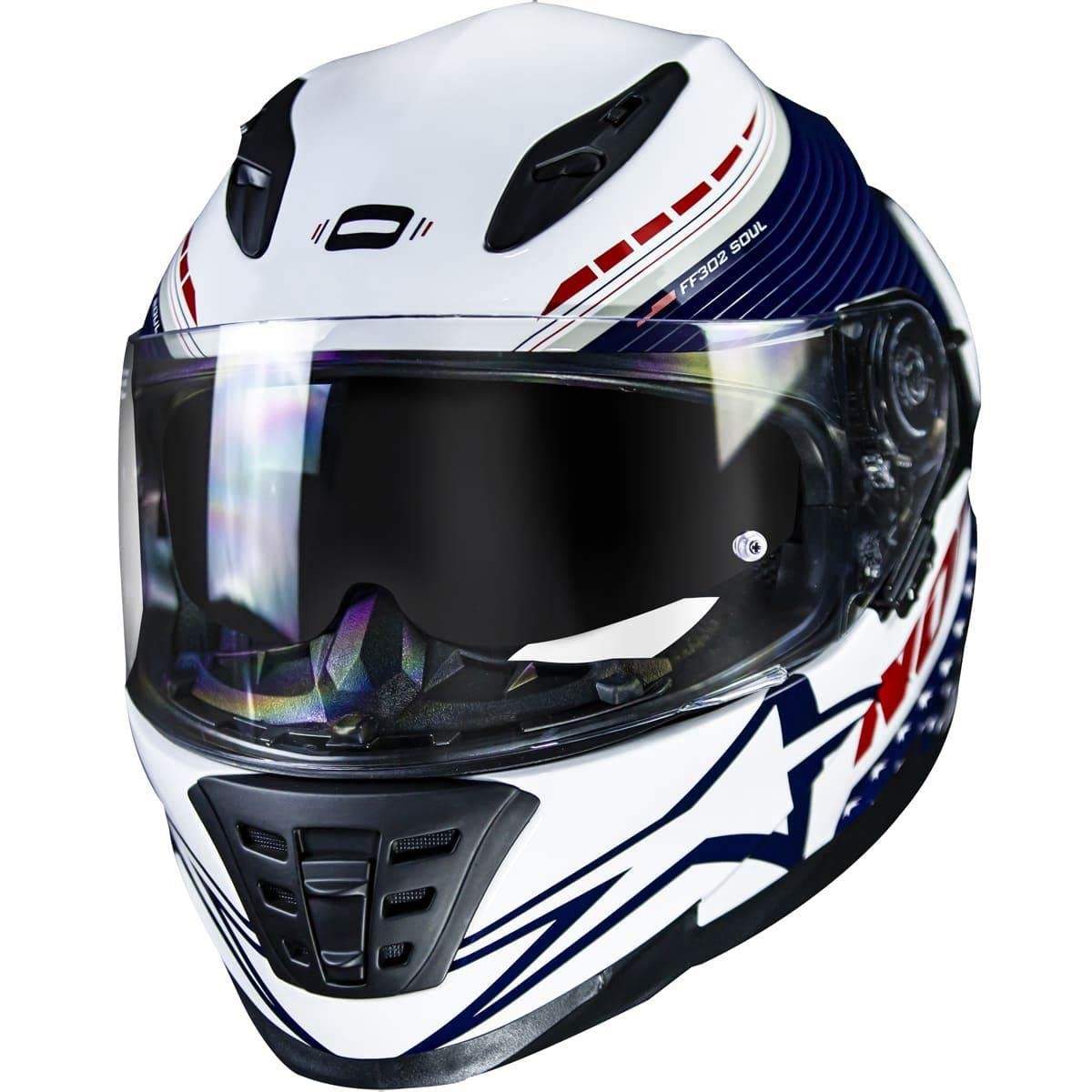 Capacete Norisk Soul Grand Prix USA 62/XL: Segurança e Estilo para Motociclistas Adultos
