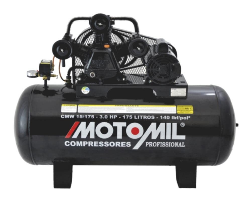 Compressor de Ar Profissional Motomil CMW15/175: Potência e Versatilidade para Seu Negócio