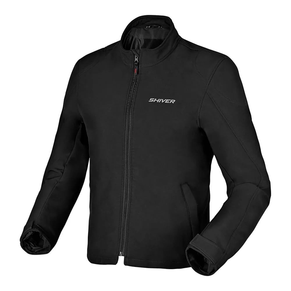 JAQUETA MOTOQUEIRO MOTOCICLISTA SHIVER LAGUNA NEOPRENE PTO/CZA TAM G
