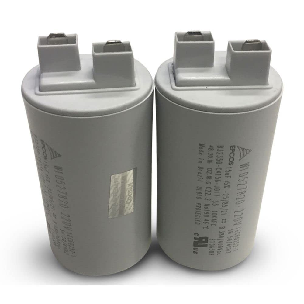 Capacitor 15uF Original Brastemp Lavadora W10527820 220V - Recupere o Poder do Motor