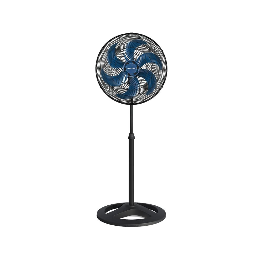Ventisol Ventilador de Coluna Oscilante 50cm com Motor Turbo e 6 Pás - Azul 127V