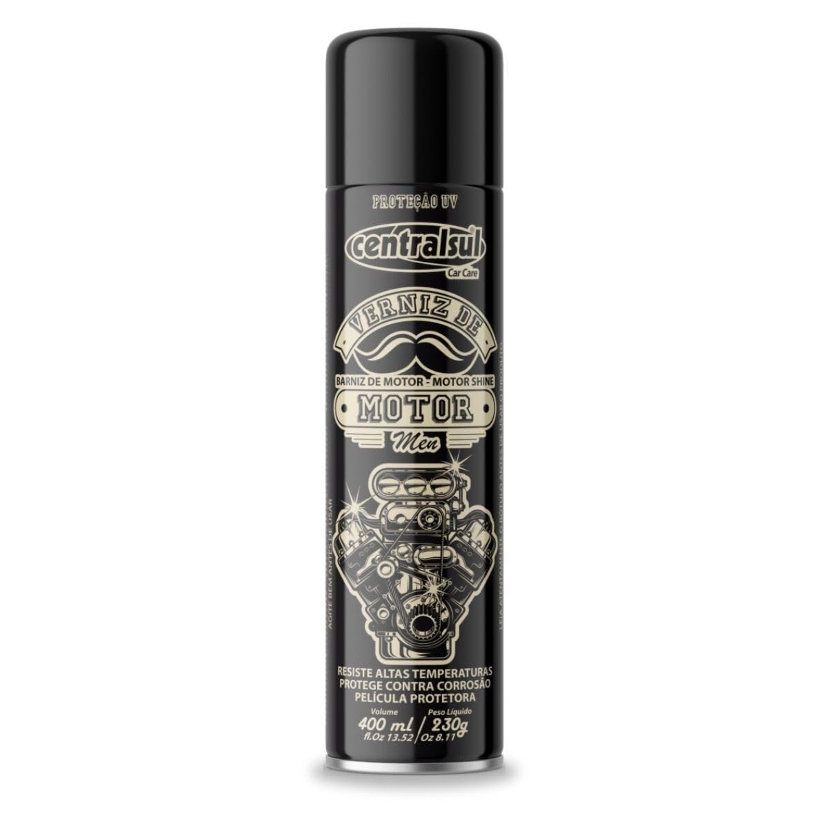 Verniz de Motor Aerossol 400ml Centralsul: Proteção e Brilho Duradouro