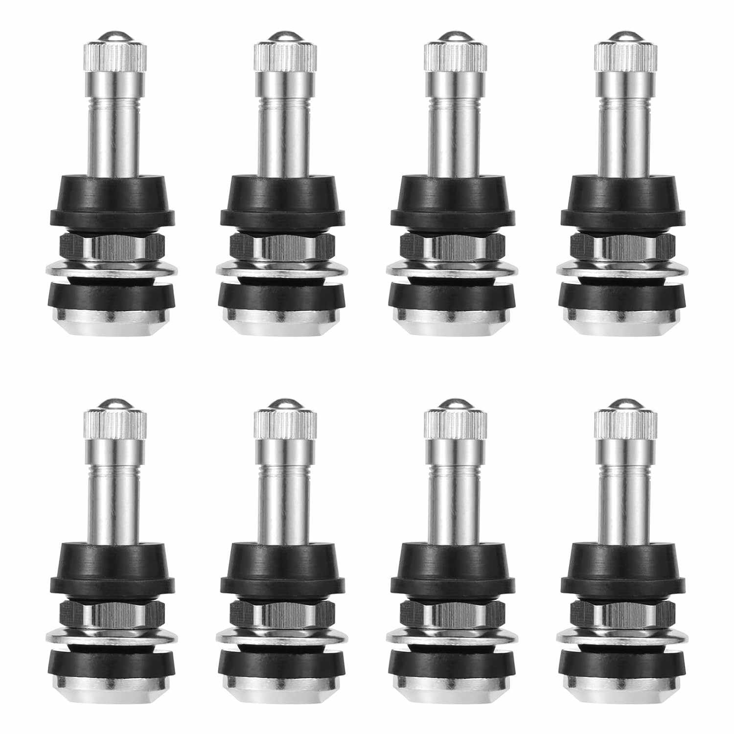 Kit 8 Válvulas de Pneu TR416 em Latão: Vedação Perfeita para Motores e Veículos