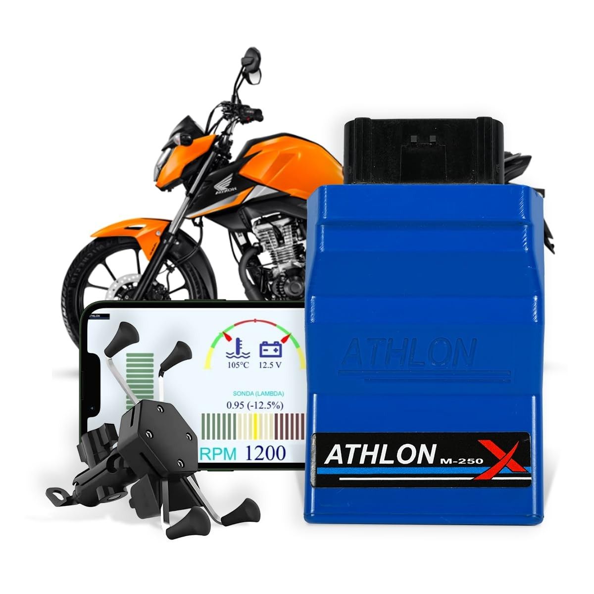 Central de Injeção Eletrônica Athlon M250x para Motos: Performance e Controle Total