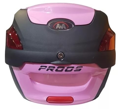 Bauleto Rosa 41L Universal para Motos: Carga, Esporte e Estilo