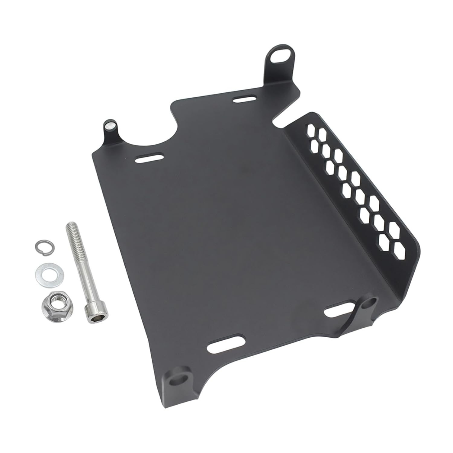 Protetor de Chassi KiBcsLic Preto para Motos 368E G368 - Proteção Essencial