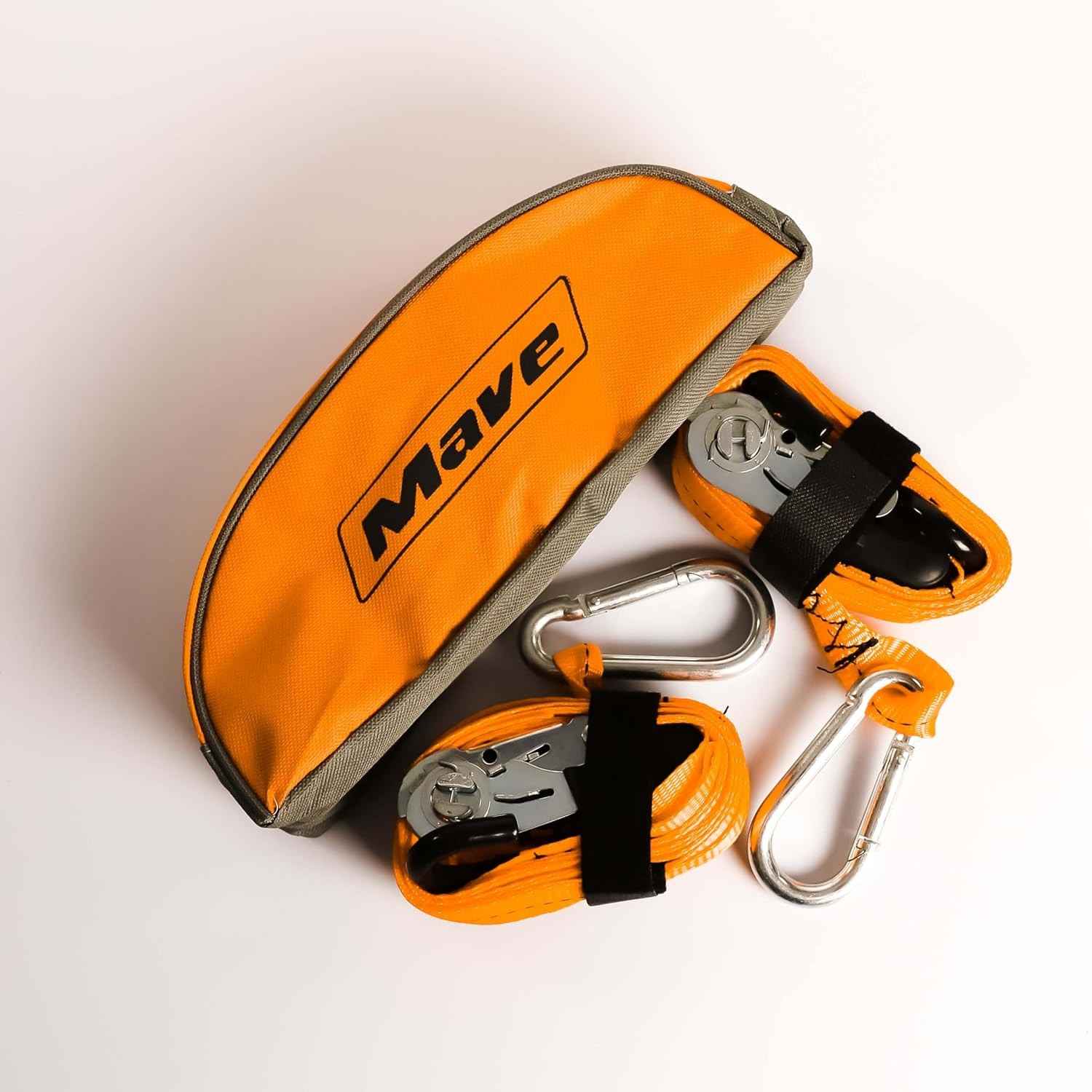 Kit 2 Fitas Catraca Reforçada 3m 800kg para Amarração Segura de Motos, Jet Skis e Quadriciclos