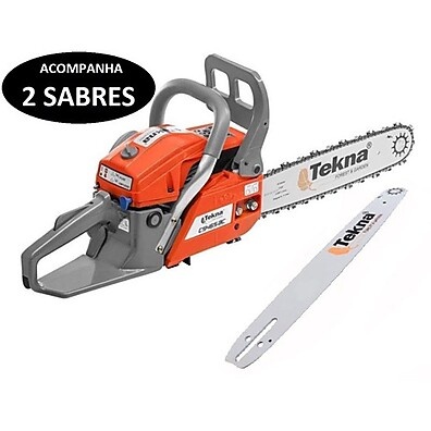 Motosserra Tekna CS46SAC: Potência e 2 Sabres!