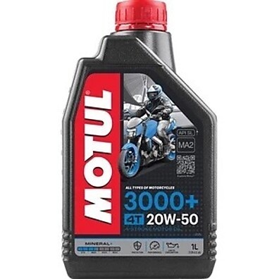 Motul 3000+ 20W50: Óleo Ideal para sua Moto!
