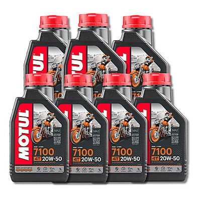 Motul 7100 20W-50: Óleo Sintético para Moto 4T