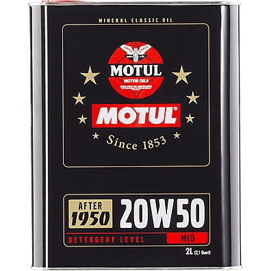 Motul Classic 20W-50: Óleo para Carros Clássicos