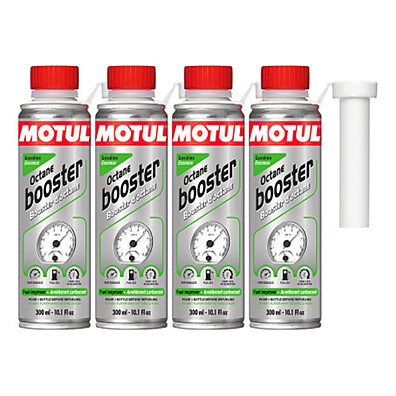 Motul Octane Booster Gasoline 300ml – Kit com 4 Unidades