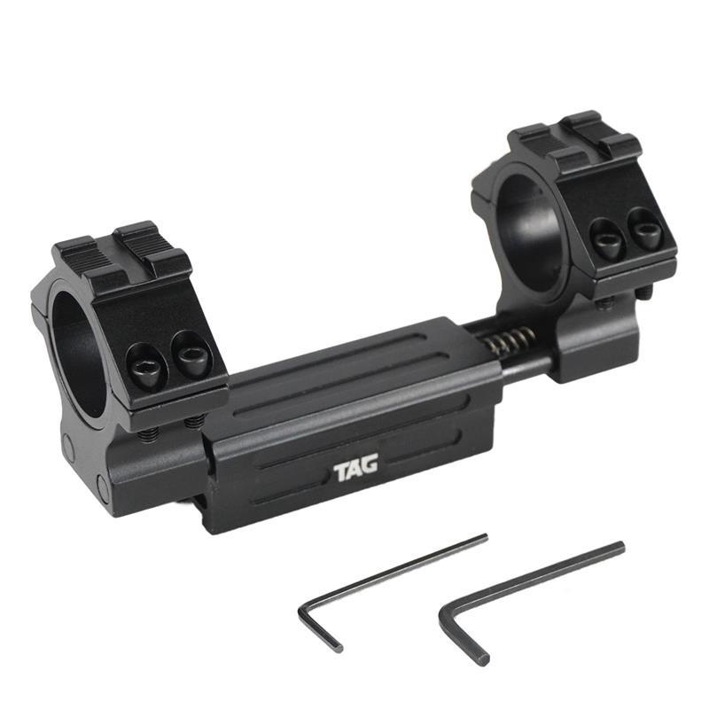Mount Absorção de Impacto Tag 11mm: Proteja Sua Luneta!