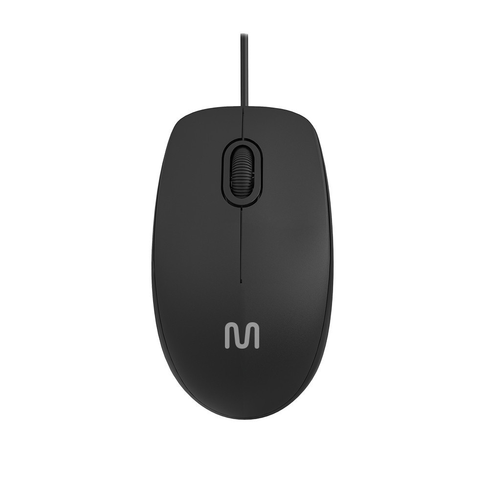 Mouse MF400 USB 1200dpi com Clique Silencioso: Precisão e Conforto